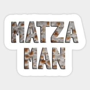 Matza Man Sticker